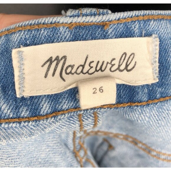 Madewell Rigid Denim A-Line Mini Skirt Cutout Edition Womens 26 Retro Cowgirl - Picture 3 of 10